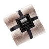 Hastings Home Faux Fur Throw Blanket, Luxurious, Soft, Hypoallergenic with Sherpa Back, 60"x70" (Cream Beige) 629020FQY